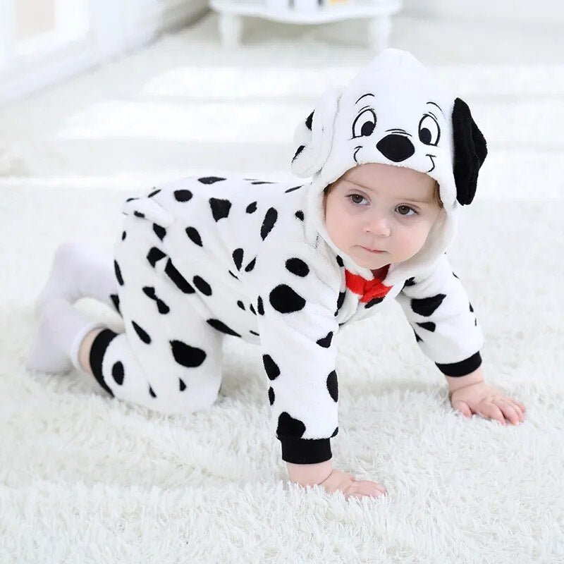 Anime Dalmatians Baby Clothes Boy Girl Romper Pajamas Newborn Baby Jumpsuit Cosplay Infant Onesie Puppy Dog Winter Soft Outfits - منصة بي مارت للتسوق الإلكترونيAnime Dalmatians Baby Clothes Boy Girl Romper Pajamas Newborn Baby Jumpsuit Cosplay Infant Onesie Puppy Dog Winter Soft Outfits