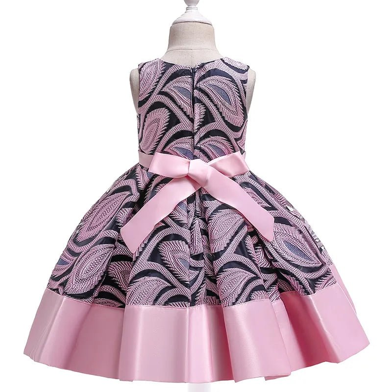 Baby Girls Flower Striped Dress For Girls Floral Wedding Party Dresses Kids Princess Christmas Dress Children Girls Clothing - منصة بي مارت للتسوق الإلكترونيBaby Girls Flower Striped Dress For Girls Floral Wedding Party Dresses Kids Princess Christmas Dress Children Girls Clothing