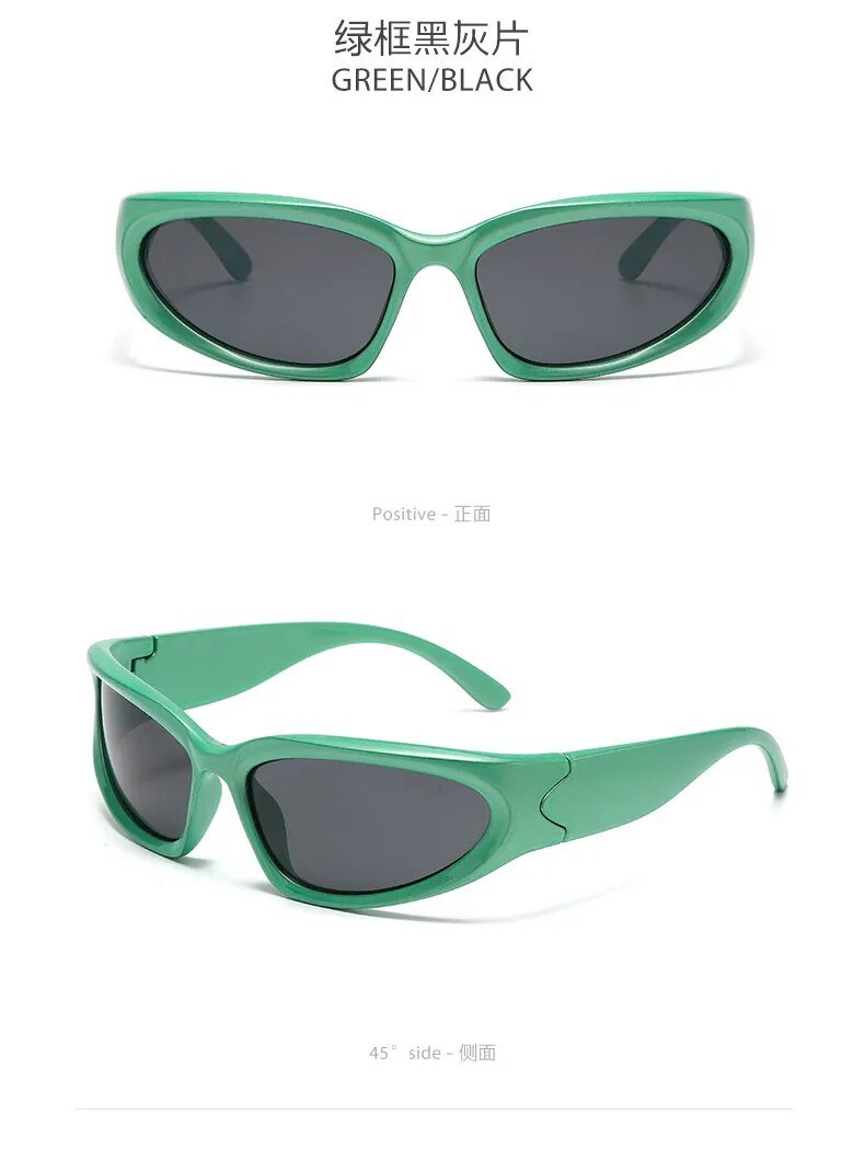 Black frame sunglasses for men and women, clay driving glasses, fishing sunglasses, UV400, sports glasses, brand, new y2k, - منصة بي مارت للتسوق الإلكترونيBlack frame sunglasses for men and women, clay driving glasses, fishing sunglasses, UV400, sports glasses, brand, new y2k,