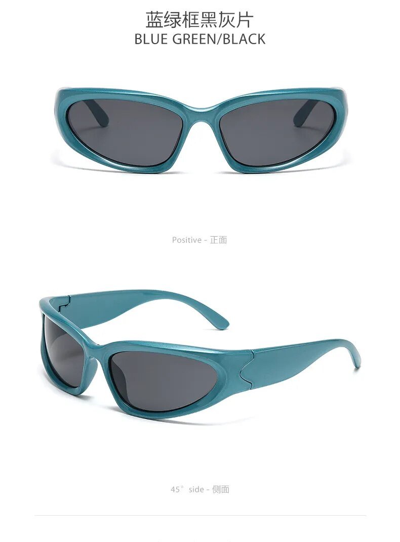 Black frame sunglasses for men and women, clay driving glasses, fishing sunglasses, UV400, sports glasses, brand, new y2k, - منصة بي مارت للتسوق الإلكترونيBlack frame sunglasses for men and women, clay driving glasses, fishing sunglasses, UV400, sports glasses, brand, new y2k,