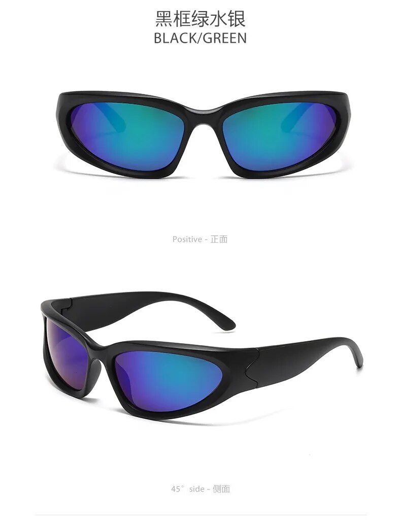 Black frame sunglasses for men and women, clay driving glasses, fishing sunglasses, UV400, sports glasses, brand, new y2k, - منصة بي مارت للتسوق الإلكترونيBlack frame sunglasses for men and women, clay driving glasses, fishing sunglasses, UV400, sports glasses, brand, new y2k,