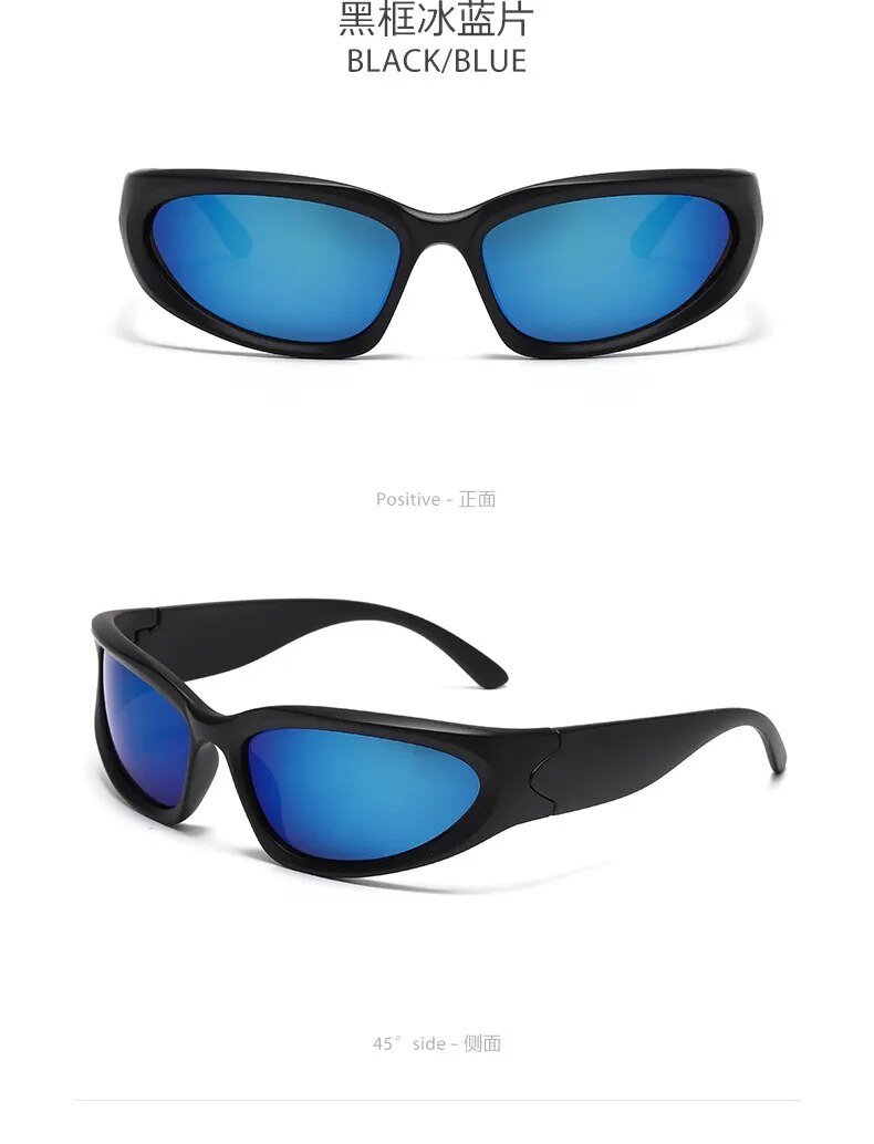 Black frame sunglasses for men and women, clay driving glasses, fishing sunglasses, UV400, sports glasses, brand, new y2k, - منصة بي مارت للتسوق الإلكترونيBlack frame sunglasses for men and women, clay driving glasses, fishing sunglasses, UV400, sports glasses, brand, new y2k,