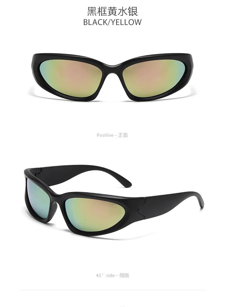 Black frame sunglasses for men and women, clay driving glasses, fishing sunglasses, UV400, sports glasses, brand, new y2k, - منصة بي مارت للتسوق الإلكترونيBlack frame sunglasses for men and women, clay driving glasses, fishing sunglasses, UV400, sports glasses, brand, new y2k,