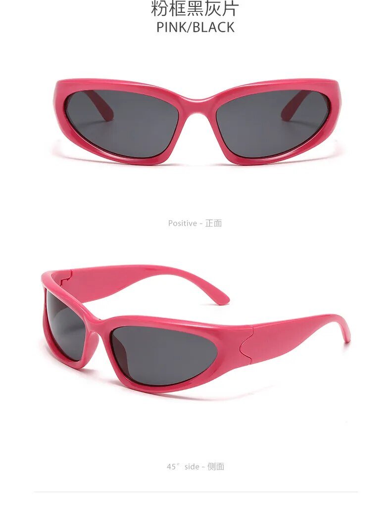 Black frame sunglasses for men and women, clay driving glasses, fishing sunglasses, UV400, sports glasses, brand, new y2k, - منصة بي مارت للتسوق الإلكترونيBlack frame sunglasses for men and women, clay driving glasses, fishing sunglasses, UV400, sports glasses, brand, new y2k,