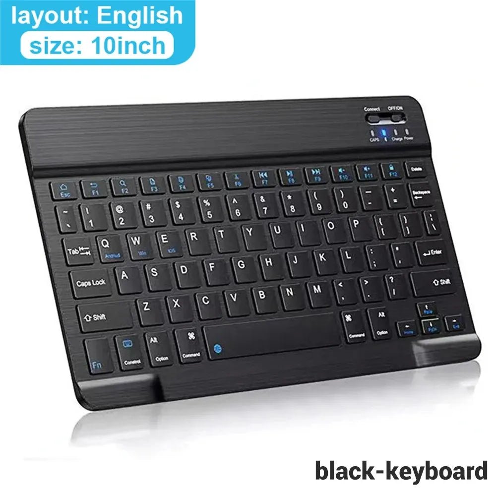 Bluetooth Wireless Keyboard Mouse For IOS Android Windows Tablet For iPad Air Mini Pro Spanish Korean Portugal Russian Keyboard - منصة بي مارت للتسوق الإلكترونيBluetooth Wireless Keyboard Mouse For IOS Android Windows Tablet For iPad Air Mini Pro Spanish Korean Portugal Russian Keyboard