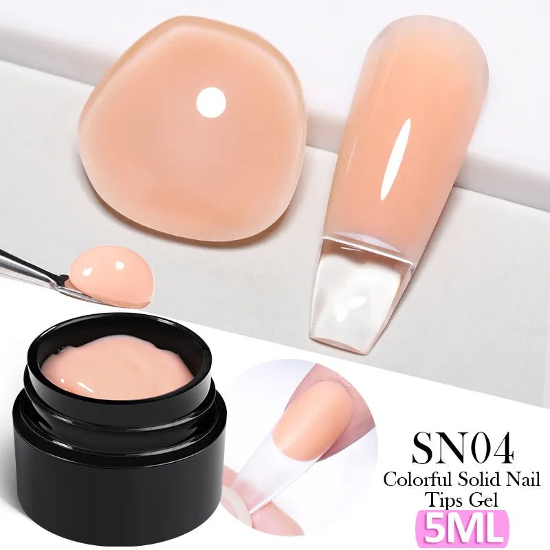 BORN PRETTY 15ML Non Stick Hand Solid Extension Nail Gel Clear Nude Pink Extension Gel Rhinestone Glue Gel Easy to Operate - منصة بي مارت للتسوق الإلكترونيBORN PRETTY 15ML Non Stick Hand Solid Extension Nail Gel Clear Nude Pink Extension Gel Rhinestone Glue Gel Easy to Operate