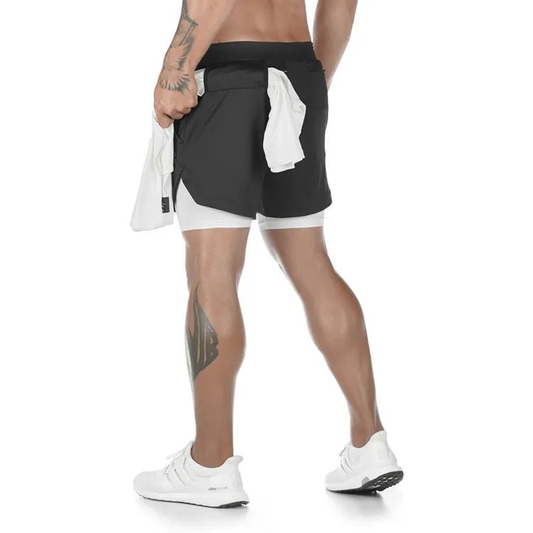Camo Running Basketball 2 In 1 Quick Dry Men Gym Sports Shorts Workout Training Fitness Jogging Pants Breathable High elasticity - منصة بي مارت للتسوق الإلكترونيCamo Running Basketball 2 In 1 Quick Dry Men Gym Sports Shorts Workout Training Fitness Jogging Pants Breathable High elasticity