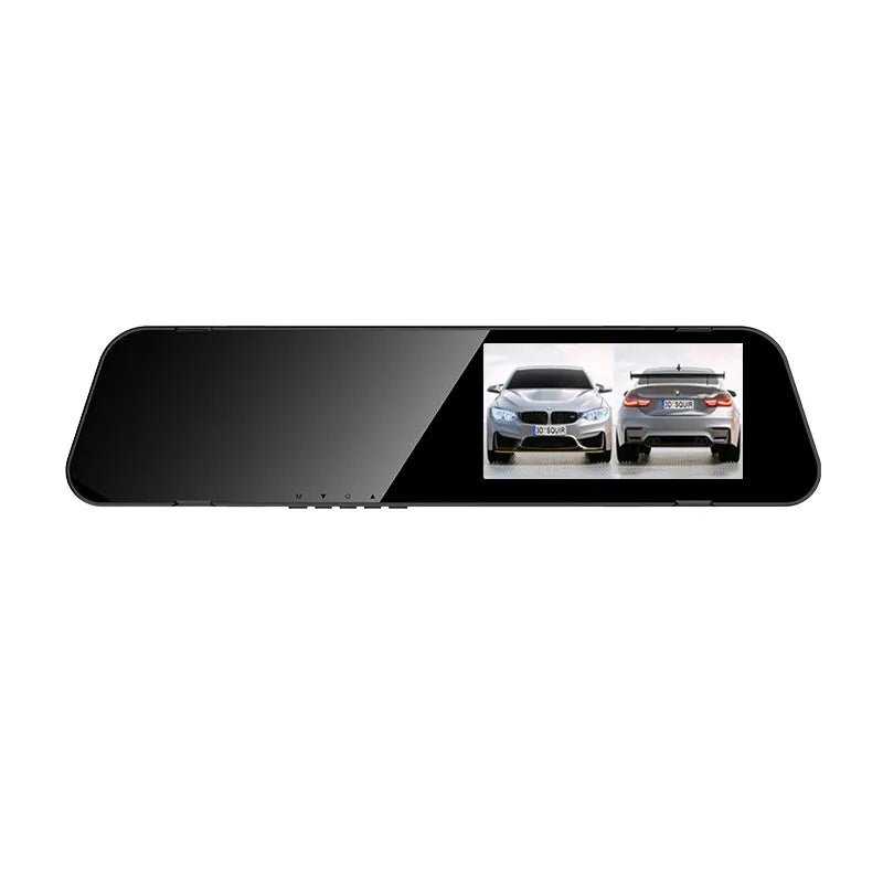 Car Front and Rear Dual Lens High-definition Night Vision 1080P Driving Recorder 4 Inches Rearview Mirror - منصة بي مارت للتسوق الإلكترونيCar Front and Rear Dual Lens High-definition Night Vision 1080P Driving Recorder 4 Inches Rearview Mirror