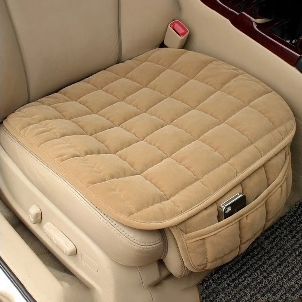 Car Seat Cover Winter Warm Seat Cushion Anti Slip Universal Front Chair Seat Breathable Pad for Vehicle Auto Car Seat Protector - منصة بي مارت للتسوق الإلكترونيCar Seat Cover Winter Warm Seat Cushion Anti Slip Universal Front Chair Seat Breathable Pad for Vehicle Auto Car Seat Protector