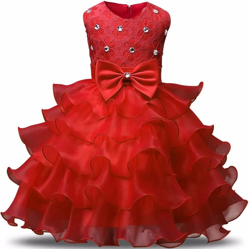 Children Luxury Party Formal Dress For Wedding Birthday Kids Christmas Ceremonies Dresses For Girls Lace Tutu Flower Girls Dress - منصة بي مارت للتسوق الإلكترونيChildren Luxury Party Formal Dress For Wedding Birthday Kids Christmas Ceremonies Dresses For Girls Lace Tutu Flower Girls Dress