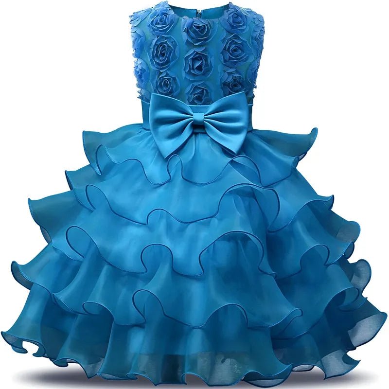 Children Luxury Party Formal Dress For Wedding Birthday Kids Christmas Ceremonies Dresses For Girls Lace Tutu Flower Girls Dress - منصة بي مارت للتسوق الإلكترونيChildren Luxury Party Formal Dress For Wedding Birthday Kids Christmas Ceremonies Dresses For Girls Lace Tutu Flower Girls Dress