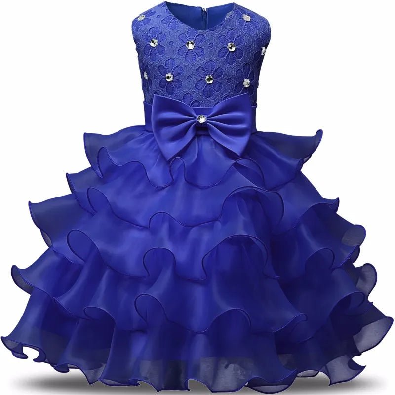 Children Luxury Party Formal Dress For Wedding Birthday Kids Christmas Ceremonies Dresses For Girls Lace Tutu Flower Girls Dress - منصة بي مارت للتسوق الإلكترونيChildren Luxury Party Formal Dress For Wedding Birthday Kids Christmas Ceremonies Dresses For Girls Lace Tutu Flower Girls Dress
