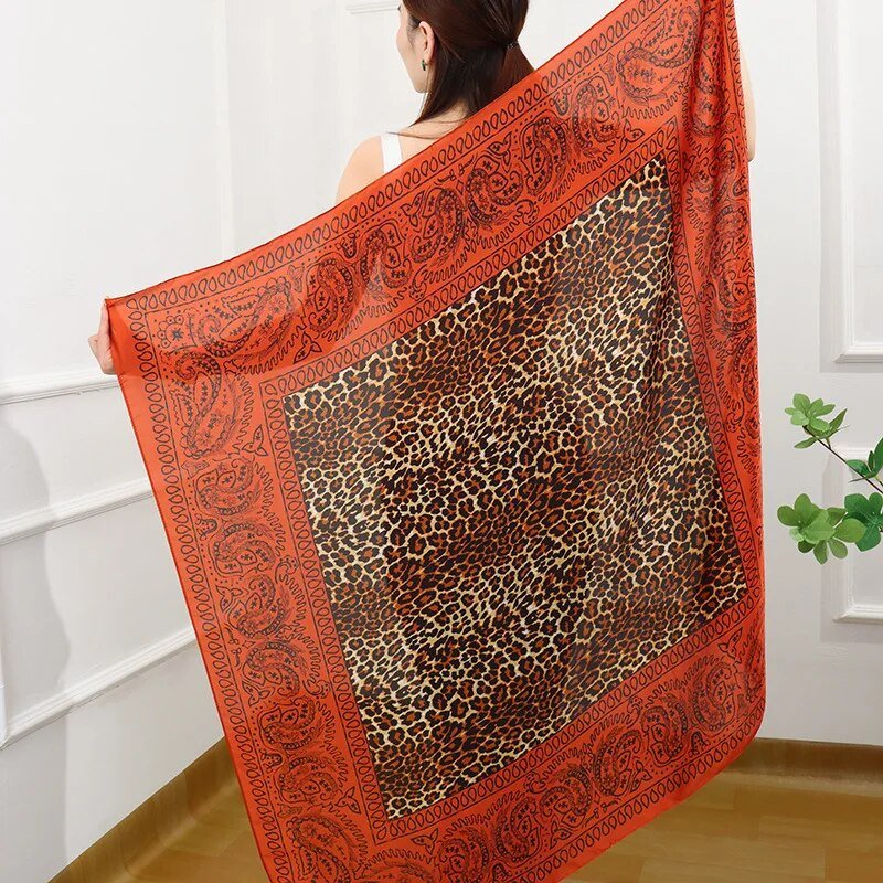 ELAIFRUIHAO الأزهار وشاح حريري شال المرأة يلتف الحجاب Foulard فام باندانا طباعة كبيرة 110 سنتيمتر مربع الأوشحة الساتان الشالات - منصة بي مارت للتسوق الإلكترونيELAIFRUIHAO الأزهار وشاح حريري شال المرأة يلتف الحجاب Foulard فام باندانا طباعة كبيرة 110 سنتيمتر مربع الأوشحة الساتان الشالات
