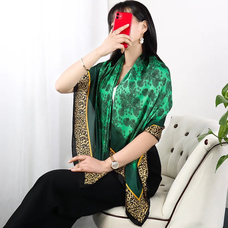 ELAIFRUIHAO الأزهار وشاح حريري شال المرأة يلتف الحجاب Foulard فام باندانا طباعة كبيرة 110 سنتيمتر مربع الأوشحة الساتان الشالات - منصة بي مارت للتسوق الإلكترونيELAIFRUIHAO الأزهار وشاح حريري شال المرأة يلتف الحجاب Foulard فام باندانا طباعة كبيرة 110 سنتيمتر مربع الأوشحة الساتان الشالات