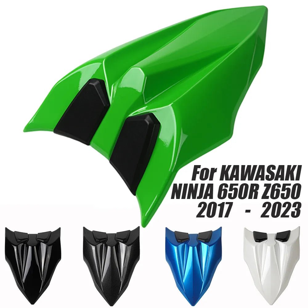 For KAWASAKI NINJA 650R Z650 Z 650 2017-2023 2022 Motorcycle Shock Absorption Rear Passenger Pillion Seat Cover Fairing Cowl - منصة بي مارت للتسوق الإلكترونيFor KAWASAKI NINJA 650R Z650 Z 650 2017-2023 2022 Motorcycle Shock Absorption Rear Passenger Pillion Seat Cover Fairing Cowl