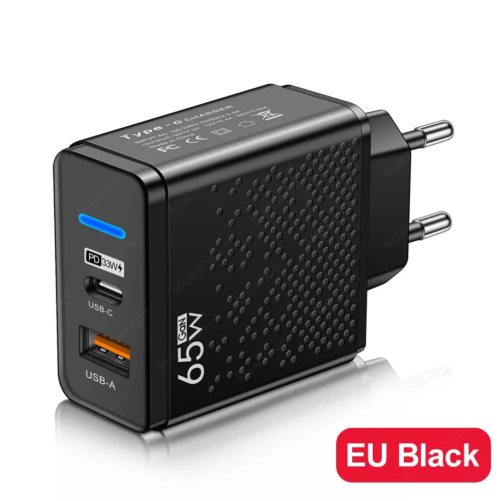 GaN 65 واط USB C شاحن PD نوع C شحن سريع الجدار محول آيفون 14 13 شاومي سامسونج ماك بوك سريع Charge3.0 شاحن الهاتف بي مارت - منصة بي مارت للتسوق الإلكترونيGaN 65 واط USB C شاحن PD نوع C شحن سريع الجدار محول آيفون 14 13 شاومي سامسونج ماك بوك سريع Charge3.0 شاحن الهاتف بي مارت