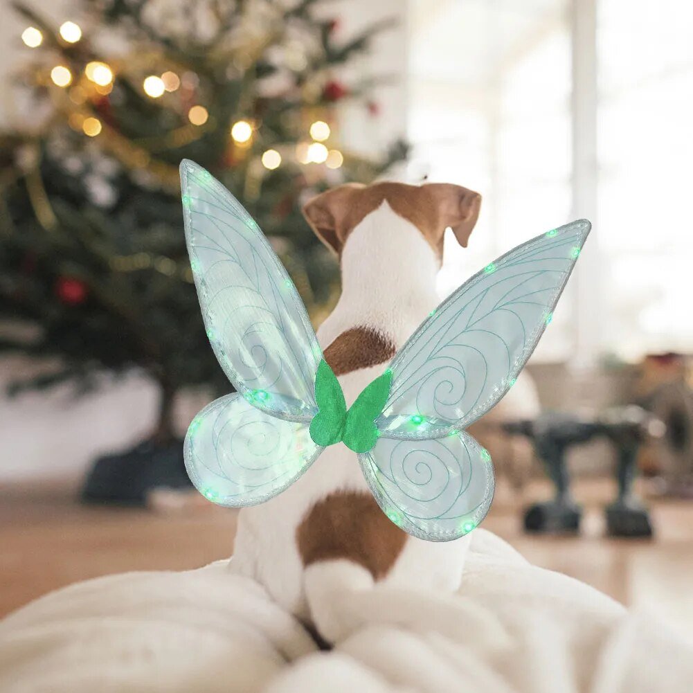 Girls Electrical Butterfly Elf Wings with Light Glowing Shiny Dress Up Moving Fairy Princess Wing Butterfly Wings For Girl - منصة بي مارت للتسوق الإلكترونيGirls Electrical Butterfly Elf Wings with Light Glowing Shiny Dress Up Moving Fairy Princess Wing Butterfly Wings For Girl