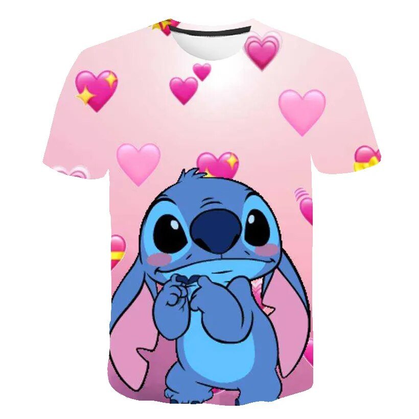 Kids Stitch T Shirts Child Boys Girls Cartoon Stich T-Shirts Clothes Children's Summer Casual Tops Tees 1-14 Years Old Costumes - منصة بي مارت للتسوق الإلكترونيKids Stitch T Shirts Child Boys Girls Cartoon Stich T-Shirts Clothes Children's Summer Casual Tops Tees 1-14 Years Old Costumes