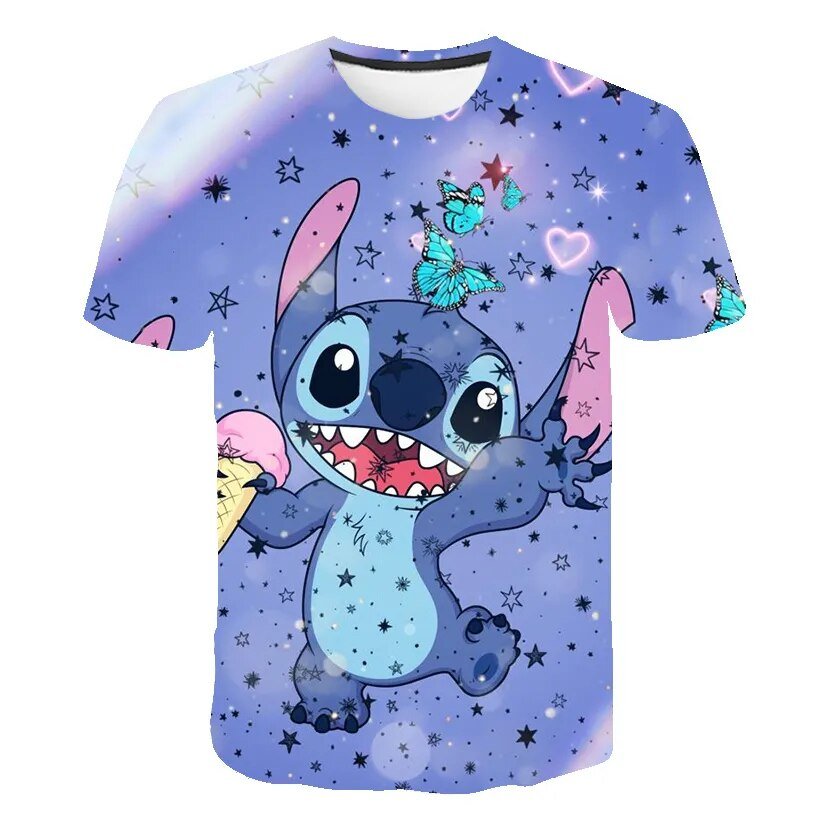 Kids Stitch T Shirts Child Boys Girls Cartoon Stich T-Shirts Clothes Children's Summer Casual Tops Tees 1-14 Years Old Costumes - منصة بي مارت للتسوق الإلكترونيKids Stitch T Shirts Child Boys Girls Cartoon Stich T-Shirts Clothes Children's Summer Casual Tops Tees 1-14 Years Old Costumes
