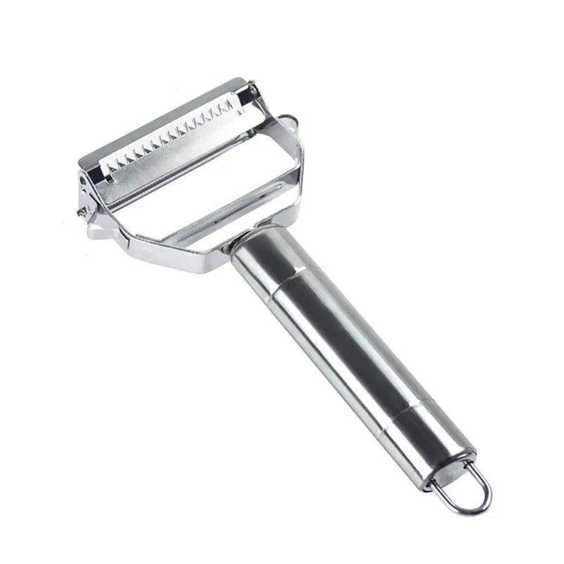 Kitchen Vegetable Peeler Stainless Steel Melon Planer Double-Head Peeler Household Multiple-Function Fruit And Vegetable Peeler - منصة بي مارت للتسوق الإلكترونيKitchen Vegetable Peeler Stainless Steel Melon Planer Double-Head Peeler Household Multiple-Function Fruit And Vegetable Peeler