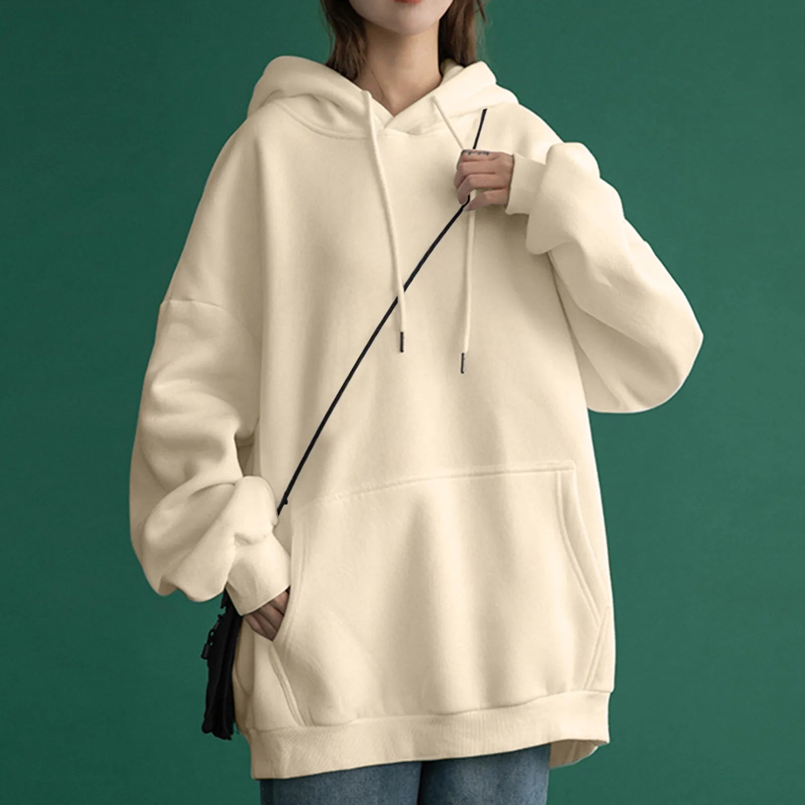 Korean Fashion Hoodie For Women Hand Heart Graphic Sweatshirt Hooded Pullover Loose Long Sleeve Top Women Autumn Clothes 2023 - منصة بي مارت للتسوق الإلكترونيKorean Fashion Hoodie For Women Hand Heart Graphic Sweatshirt Hooded Pullover Loose Long Sleeve Top Women Autumn Clothes 2023