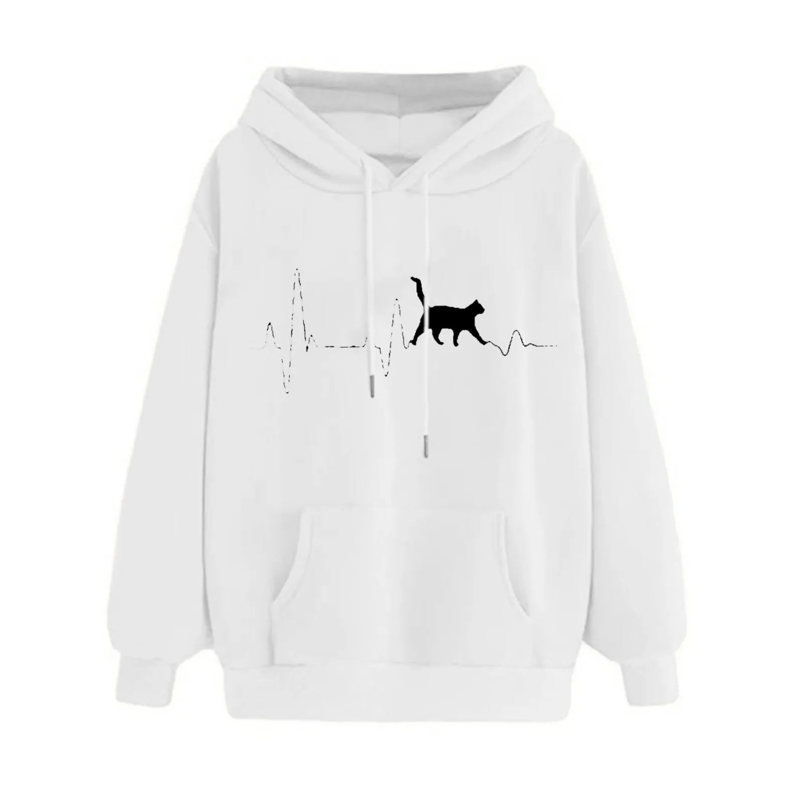 Korean Fashion Hoodie For Women Hand Heart Graphic Sweatshirt Hooded Pullover Loose Long Sleeve Top Women Autumn Clothes 2023 - منصة بي مارت للتسوق الإلكترونيKorean Fashion Hoodie For Women Hand Heart Graphic Sweatshirt Hooded Pullover Loose Long Sleeve Top Women Autumn Clothes 2023