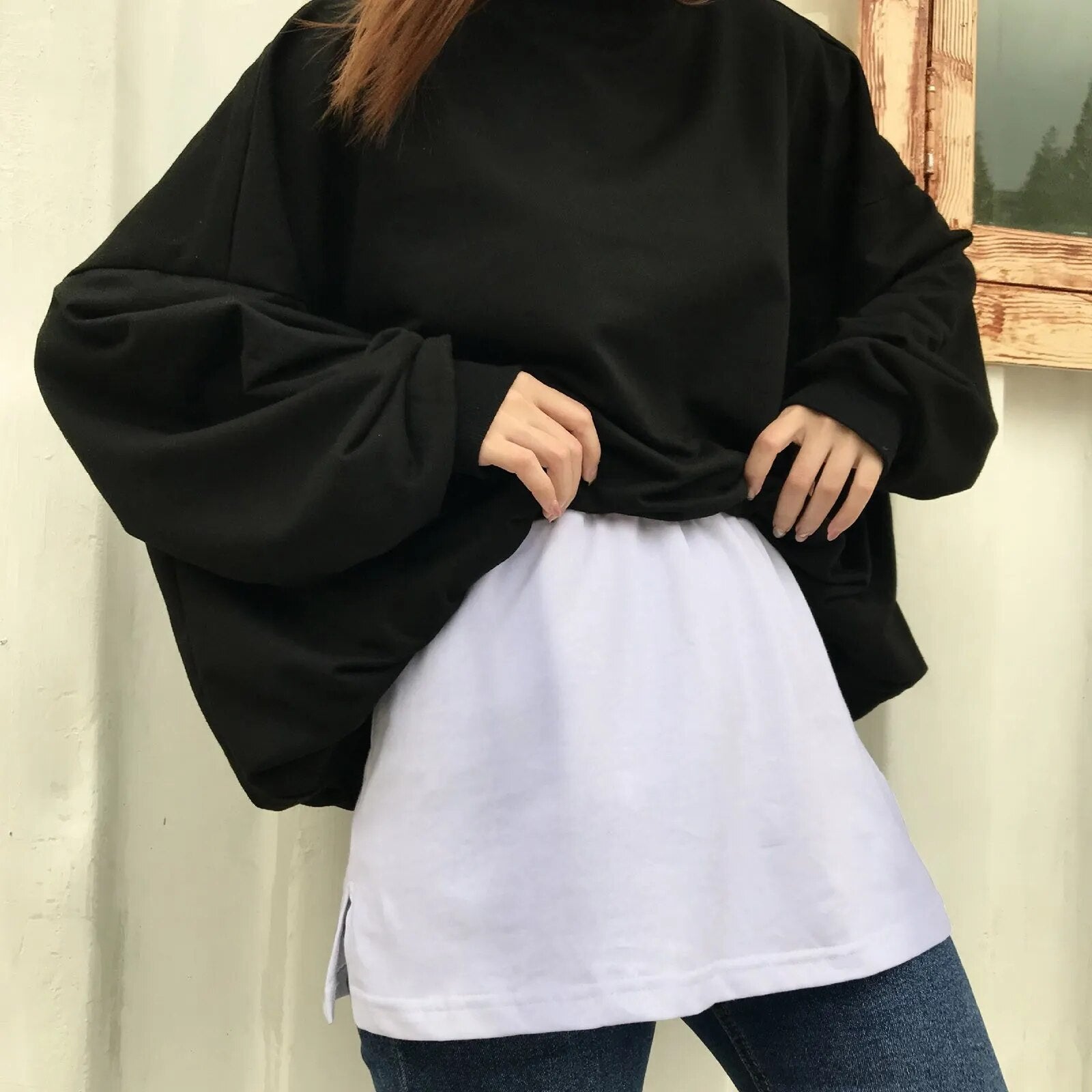 Korean Fashion Hoodie For Women Hand Heart Graphic Sweatshirt Hooded Pullover Loose Long Sleeve Top Women Autumn Clothes 2023 - منصة بي مارت للتسوق الإلكترونيKorean Fashion Hoodie For Women Hand Heart Graphic Sweatshirt Hooded Pullover Loose Long Sleeve Top Women Autumn Clothes 2023