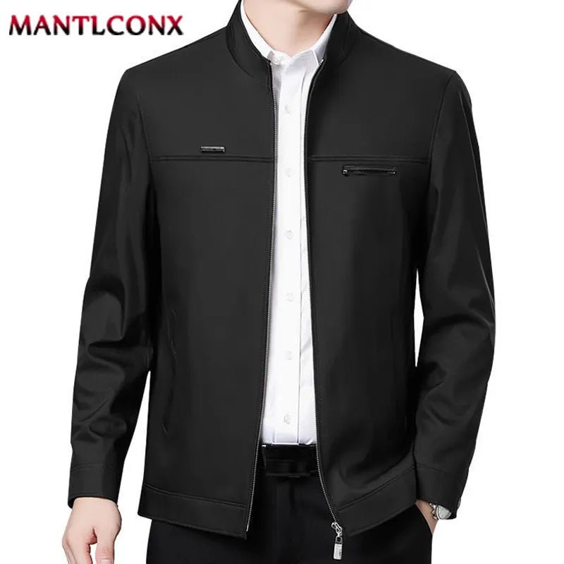 MANTLCONX أحدث سترة رجال الأعمال الصلبة الذكور سليم صالح ملابس خارجية الرجال زمم سترة الرجال الربيع رقيقة سترة ملابس للرجال - منصة بي مارت للتسوق الإلكترونيMANTLCONX أحدث سترة رجال الأعمال الصلبة الذكور سليم صالح ملابس خارجية الرجال زمم سترة الرجال الربيع رقيقة سترة ملابس للرجال