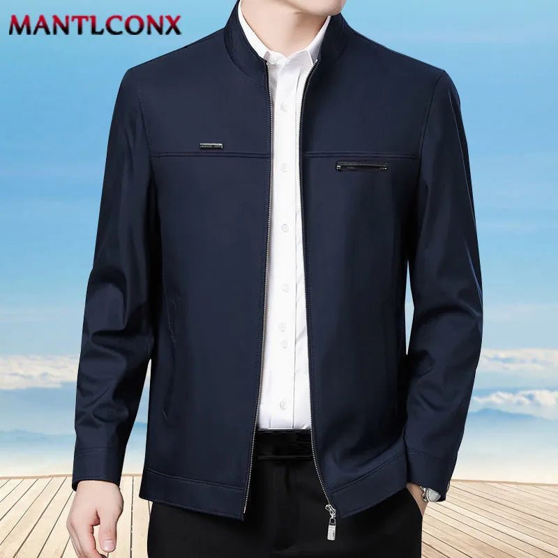MANTLCONX أحدث سترة رجال الأعمال الصلبة الذكور سليم صالح ملابس خارجية الرجال زمم سترة الرجال الربيع رقيقة سترة ملابس للرجال - منصة بي مارت للتسوق الإلكترونيMANTLCONX أحدث سترة رجال الأعمال الصلبة الذكور سليم صالح ملابس خارجية الرجال زمم سترة الرجال الربيع رقيقة سترة ملابس للرجال