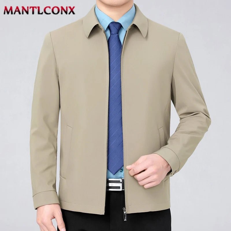 MANTLCONX أحدث سترة رجال الأعمال الصلبة الذكور سليم صالح ملابس خارجية الرجال زمم سترة الرجال الربيع رقيقة سترة ملابس للرجال - منصة بي مارت للتسوق الإلكترونيMANTLCONX أحدث سترة رجال الأعمال الصلبة الذكور سليم صالح ملابس خارجية الرجال زمم سترة الرجال الربيع رقيقة سترة ملابس للرجال