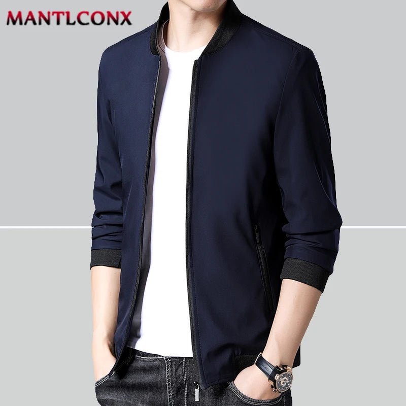 MANTLCONX أحدث سترة رجال الأعمال الصلبة الذكور سليم صالح ملابس خارجية الرجال زمم سترة الرجال الربيع رقيقة سترة ملابس للرجال - منصة بي مارت للتسوق الإلكترونيMANTLCONX أحدث سترة رجال الأعمال الصلبة الذكور سليم صالح ملابس خارجية الرجال زمم سترة الرجال الربيع رقيقة سترة ملابس للرجال
