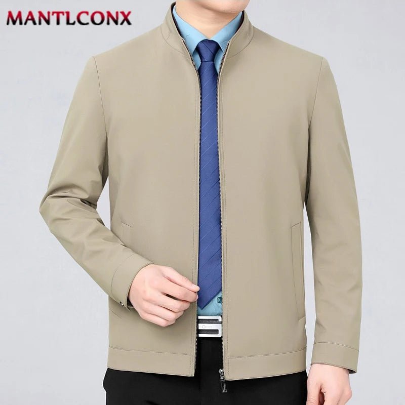 MANTLCONX أحدث سترة رجال الأعمال الصلبة الذكور سليم صالح ملابس خارجية الرجال زمم سترة الرجال الربيع رقيقة سترة ملابس للرجال - منصة بي مارت للتسوق الإلكترونيMANTLCONX أحدث سترة رجال الأعمال الصلبة الذكور سليم صالح ملابس خارجية الرجال زمم سترة الرجال الربيع رقيقة سترة ملابس للرجال