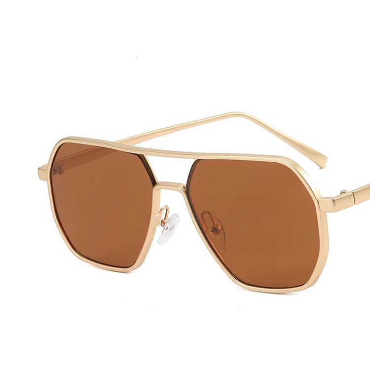 Men's Retro Sunglasses Brand Designer High Quality Metal Frame Sunglasses Protective Driving Glasses Glasses UV400 - منصة بي مارت للتسوق الإلكترونيMen's Retro Sunglasses Brand Designer High Quality Metal Frame Sunglasses Protective Driving Glasses Glasses UV400