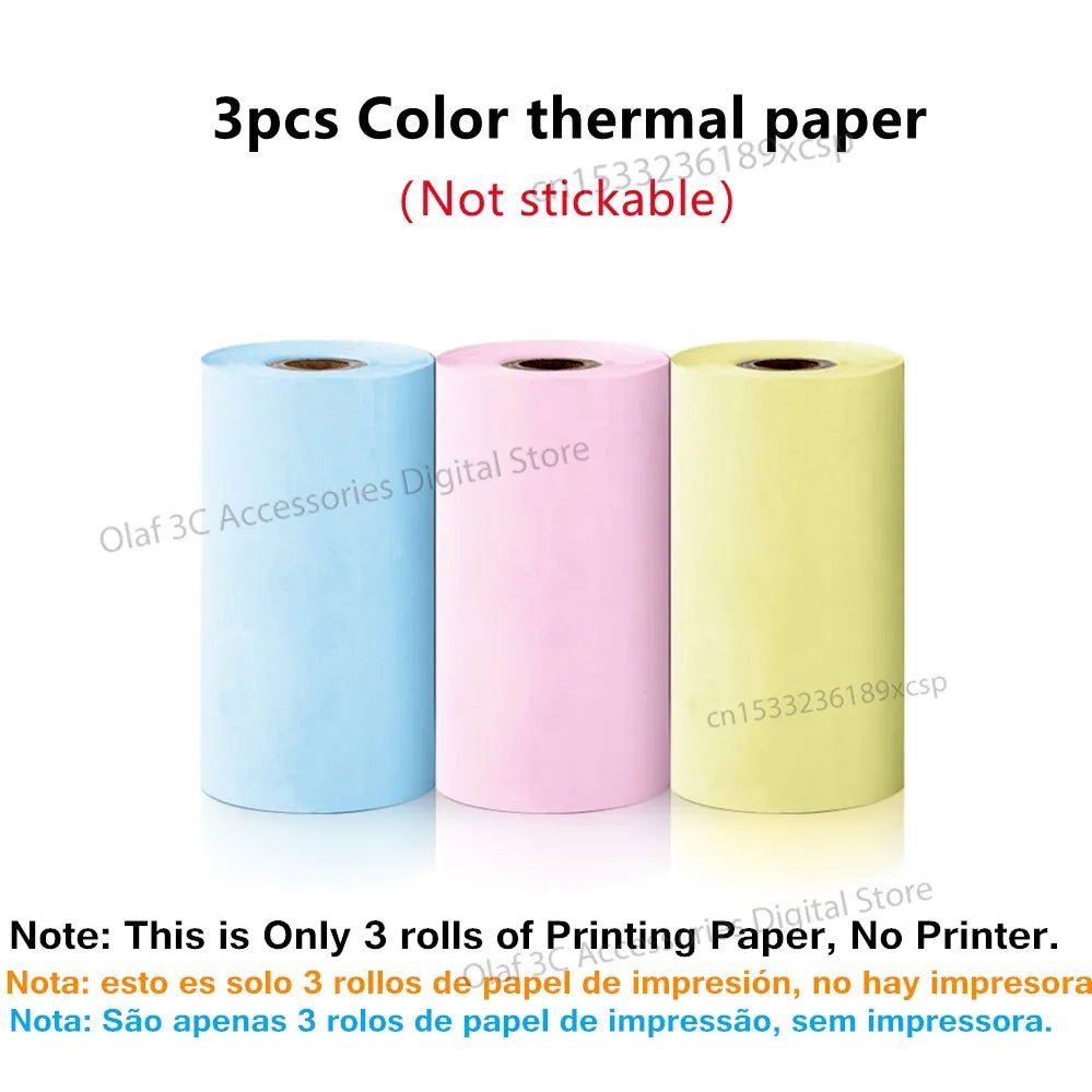 Meow Mini Label Printer Thermal Portable Printers Stickers Paper Inkless Wireless Impresora Portátil 200dpi Android IOS 57mm - منصة بي مارت للتسوق الإلكترونيMeow Mini Label Printer Thermal Portable Printers Stickers Paper Inkless Wireless Impresora Portátil 200dpi Android IOS 57mm